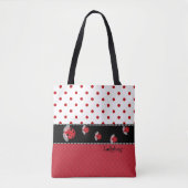 Polka Dots and Ladybugs All-Over Print Tas (Voorkant)