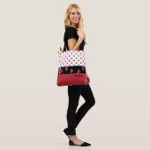 Polka Dots and Ladybugs All-Over Print Tas (Op model)