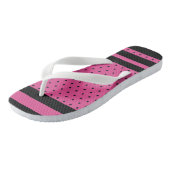 Polka Dots and Stripes Teenslippers (Schuin)