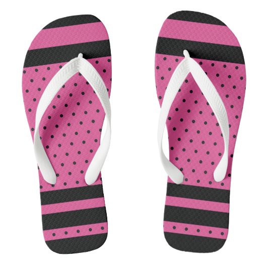 Polka Dots and Stripes Teenslippers (Voetbed)