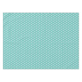Polka Dots Aqua Tafelkleed (Voorkant (Horizontaal))