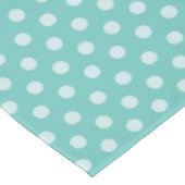 Polka Dots Aqua Tafelkleed (Gekanteld)