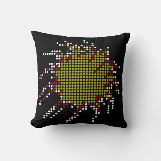 Polka Dots Art Design Abstract Pillow Kussen (Voorkant)