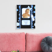Polka Dots Baby Boy Canvas Afdruk (Insitu (Woonkamer))