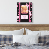 Polka Dots Baby Girl Canvas (Insitu (Slaapkamer))