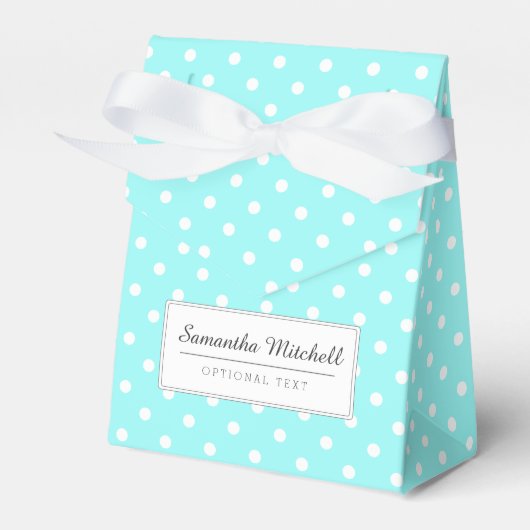 Polka Dots Bedankdoosjes (Voorkant Zijde)
