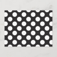 Polka Dots Black en White