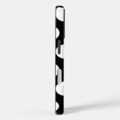 Polka Dots Black en White Case-Mate iPhone Case (Achterkant / Rechts)