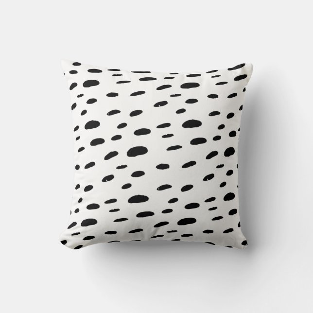 Polka Dots Black Polka Dots Dalmatian Pattern Kussen (Voorkant)