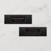 Polka Dots Black White Label (Voorkant / Achterkant)