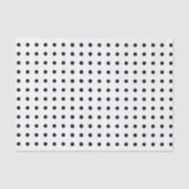 Polka Dots Black & White Transparant-weefselpapier Tissuepapier (Voorkant)