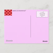 Polka dots briefkaart (Achterkant)