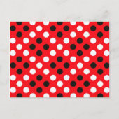 Polka dots briefkaart (Voorkant)