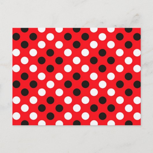 Polka dots briefkaart (Voorkant)