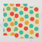 Polka Dots Briefkaart (Voorkant / Achterkant)