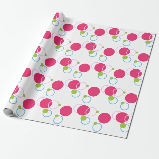 Polka Dots cadeaupapier (Uitgerold)