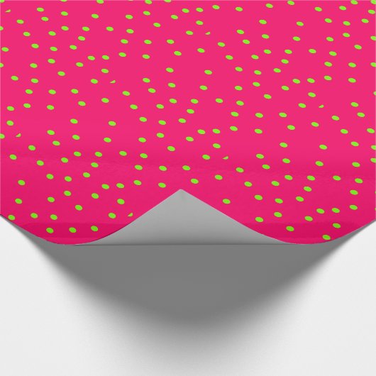 Polka dots cadeaupapier (Hoek)