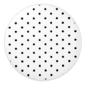 Polka Dots Ceramic Knob. Keramische Knop (Voorkant)