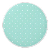 Polka Dots Ceramic Knob. Keramische Knop (Voorkant)