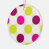 Polka Dots Ceramic Ornament (Links)