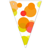 Polka Dots chaos kleurde 2 + je rug. Vlaggetjes (Eerste vlag)