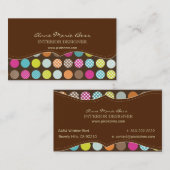 Polka Dots Chocolade visitekaartjes (Voorkant / Achterkant)