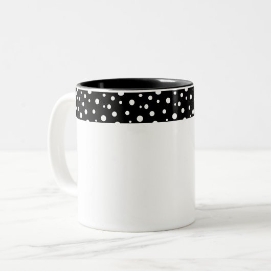 Polka Dots Coffee Mok (Voorkant links)