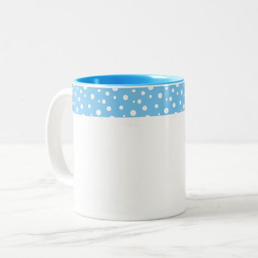 Polka Dots Coffee Mok (Voorkant links)