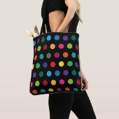 Polka Dots Colorful Tote Bag (Dichtbij)