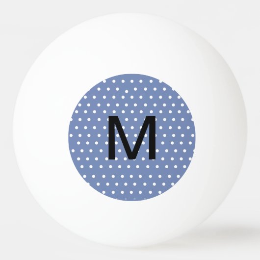 Polka Dots Custom Ping Pong Ball (Voorkant)