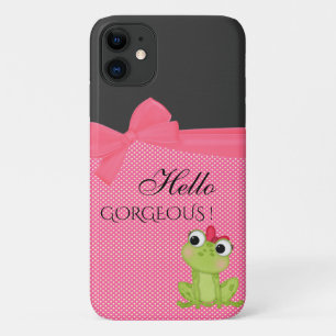 Polka Dots, Cute Froggy-Motivatie bericht Case-Mate iPhone Case