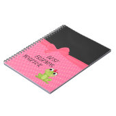 Polka Dots, Cute Froggy-Motivatie bericht Notitieboek (Linkerzijde)
