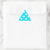 Polka dots cyaan hex code 00E3F4 Sticker (Tas)