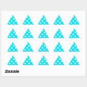 Polka dots cyaan hex code 00E3F4 Sticker (Vel)