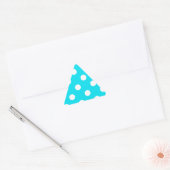 Polka dots cyaan hex code 00E3F4 Sticker (Envelop)