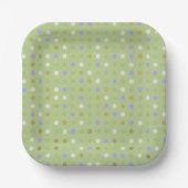 Polka Dots & Dagdromen Papieren Bordje (Voorkant)