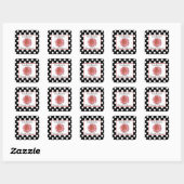 Polka Dots & Daisy Vrijgezellenfeest Sticker (Vel)