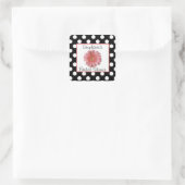 Polka Dots & Daisy Vrijgezellenfeest Sticker (Tas)