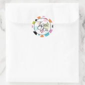 Polka Dots | Dank u Ronde Sticker (Tas)