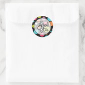Polka Dots | Dank u Ronde Sticker (Tas)