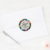 Polka Dots | Dank u Ronde Sticker (Envelop)
