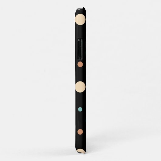 Polka Dots - Diverse formaten zwart - Vervaagde Su Case-Mate iPhone Case (Achterkant/rechts)