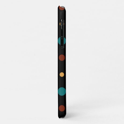 Polka Dots - Diverse formaten zwart - Vervaagde Su Case-Mate iPhone Case (Achterkant/links)