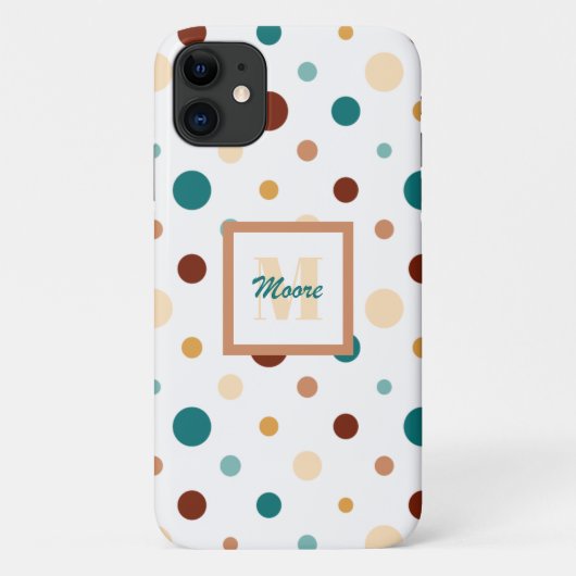 Polka Dots - Diverse grootten - Vervaagde zonnekle Case-Mate iPhone Case (Achterkant)
