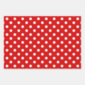 Polka Dots Dotted DIY Patroon & Achtergrond Kleure Inpakpapier Vel (Voorkant)