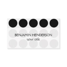 Polka Dots elke kleur op Wit