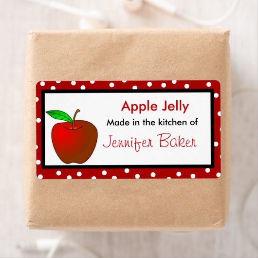 Polka Dots en Apple Food Labels (Insitu)