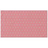 Polka Dots en Bogen Roze Zwart Wit Retro Stijl Tafelkleed (Voorkant (Horizontaal))