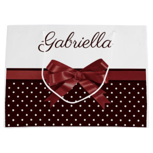 Polka Dots en Bow Groot Cadeauzakje