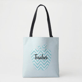 Polka Dots en Chevron Apple Canvas tassen